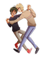 9. Shaded full body (2 charas)